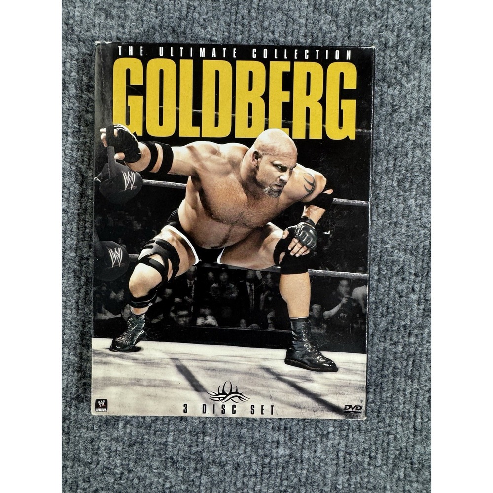 WWE Goldberg The Ultimate Collection 3-Disc DVD in Original Case